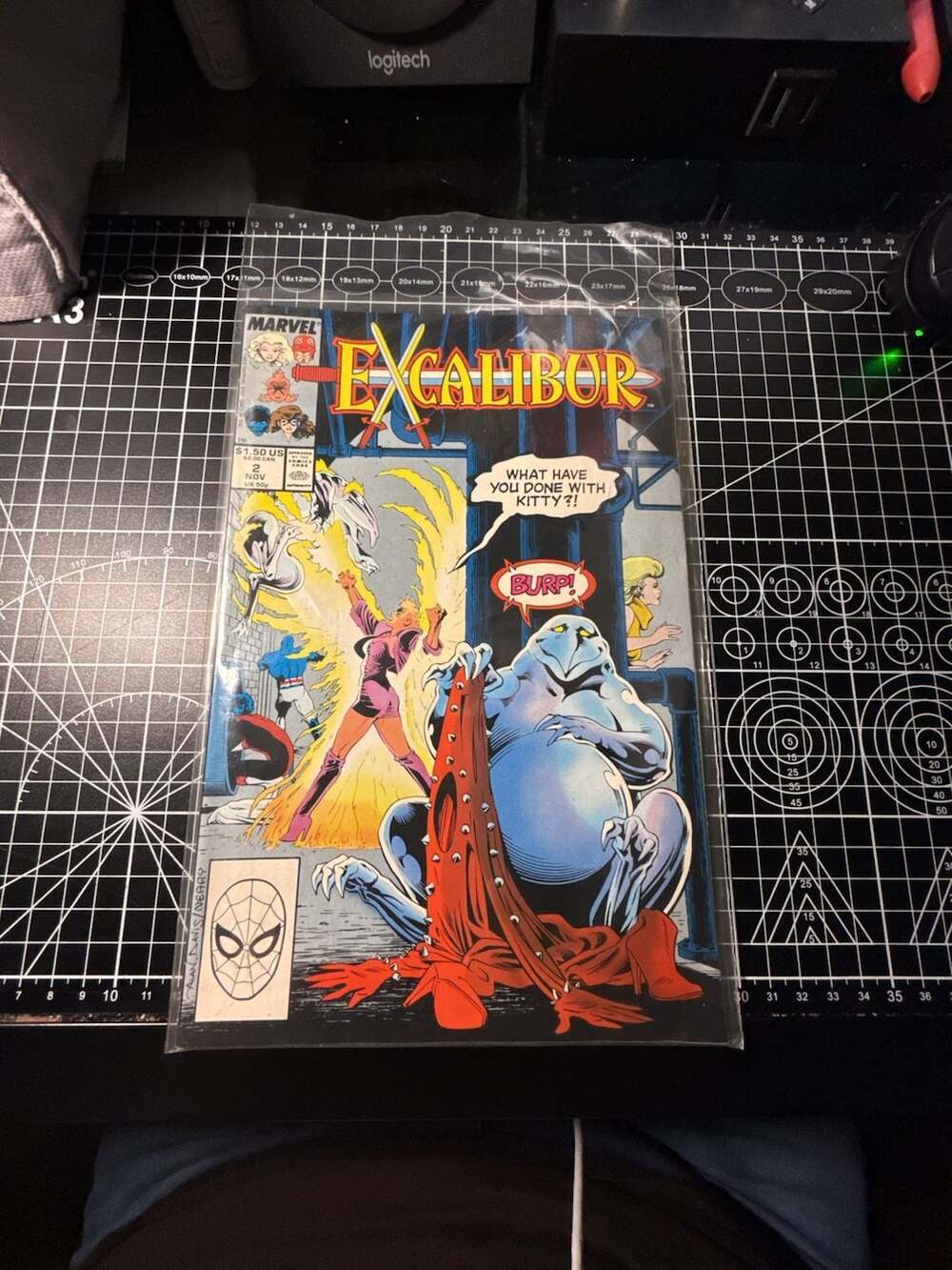 Marvel Excalibur Comic Book Issue 2 November 1988